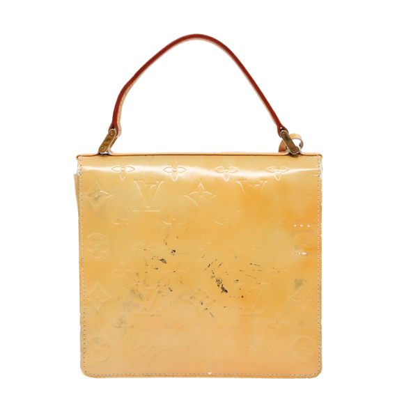 LOUIS VUITTON Monogram Vernis Spring Street Hand Bag Gris M91029 LV Auth ki4961 - Picture 2 of 16